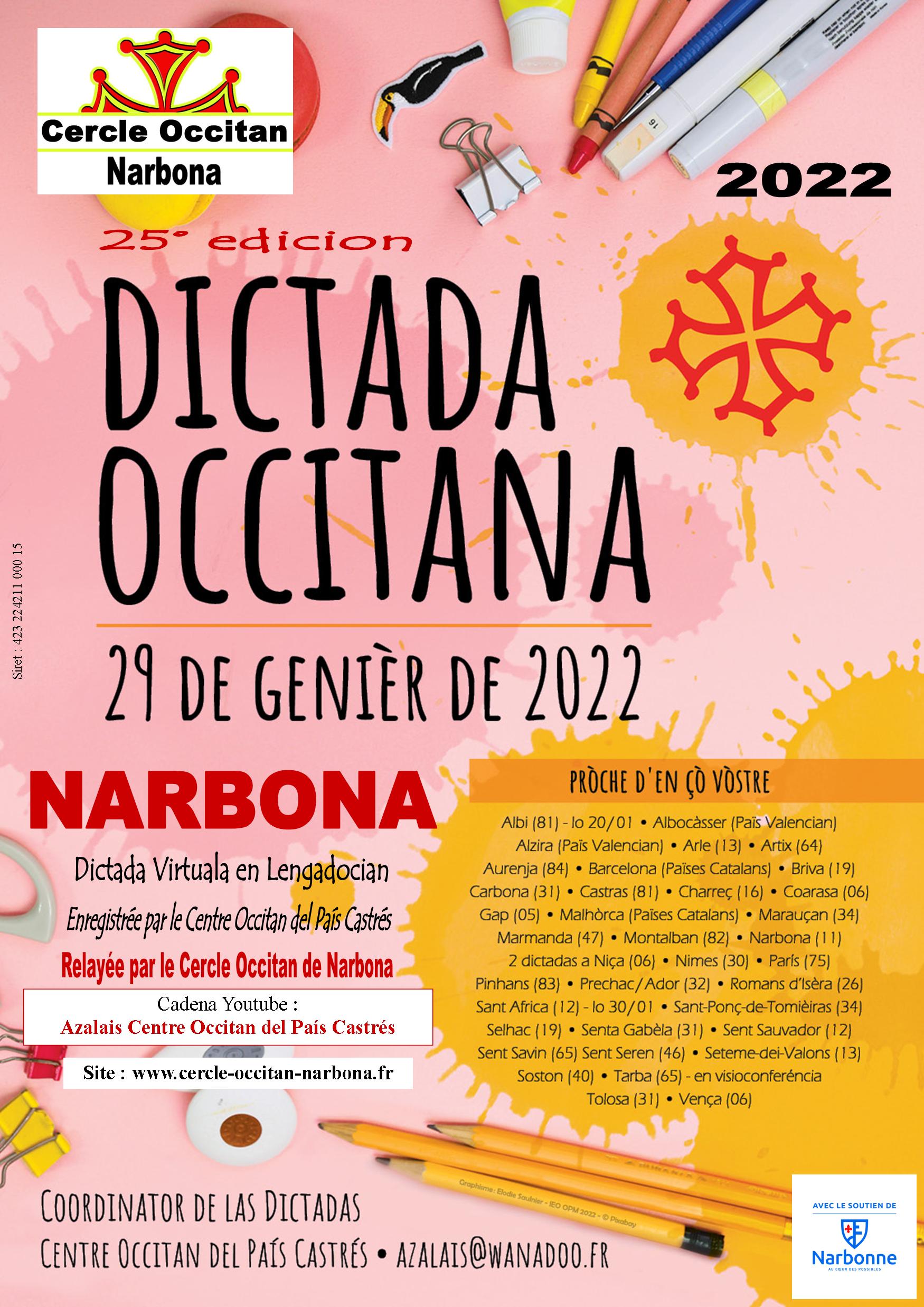 Dictada2022 NARBONA AFFicheA3